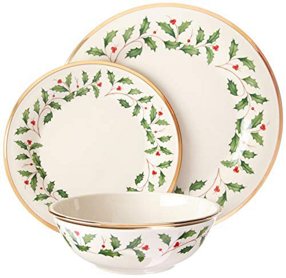 Free Shipping! Lenox Holiday 12-Piece Plate & Mug Set
