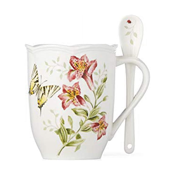 Lenox 890916 Butterfly Meadow Mug & Spoon