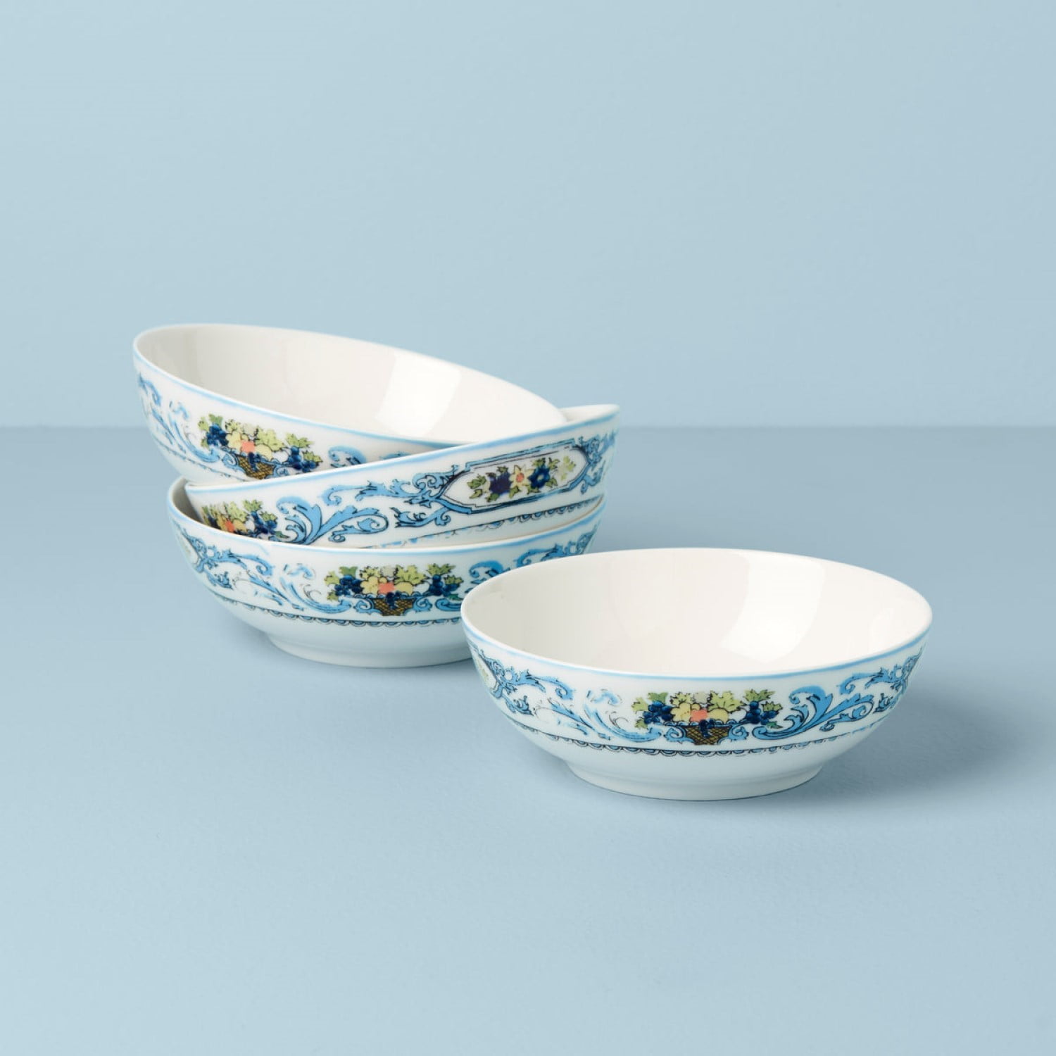 Lenox Autumn Studio 4-Piece Bowl Set, 2.88, White