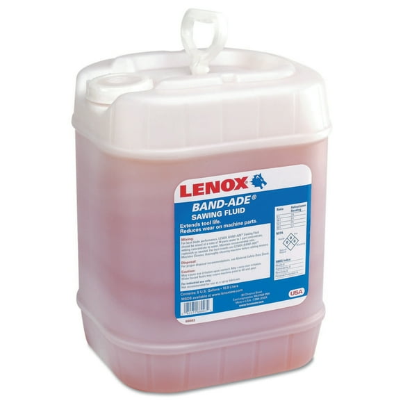 Lenox Band-Ade Semi-Synthetic Sawing Fluids, 5 gal, Pail, 5 PAL (433-68003)