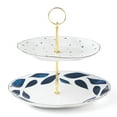 thumbnail image 1 of Lenox Blue Bay 2-Tiered Server, 3.05 LB, 1 of 3