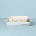 thumbnail image 1 of Lenox Blue Bay Dinnerware Rectangular Baker 2-Piece Set, 1 of 2