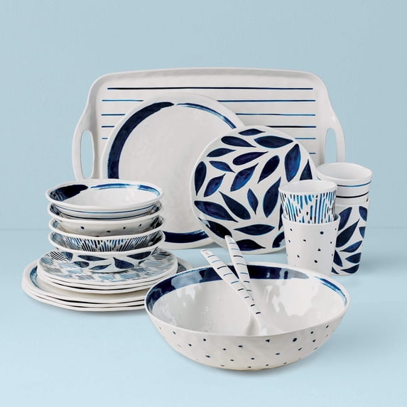 Lenox Blue Bay Melamine Dinnerware 20-Piece Set