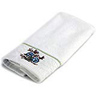 Lenox "Butterfly Meadow" 100% Ringspun Cotton Fingertip Towel 11" x 18" - White