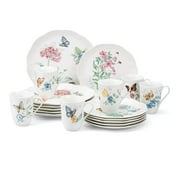 Lenox Butterfly Meadow 18-Piece Porcelain Dinnerware Set Service for 6