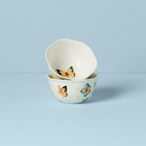 Lenox Butterfly Meadow Blue Dessert Bowl, Set Of 2