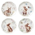thumbnail image 1 of Lenox Butterfly Meadow Bunny Floral Round 9" Porcelain Accent Plates (4 Count), 1 of 10