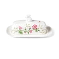 thumbnail image 1 of Lenox Butterfly Meadow Figural Floral Porcelain Butter Dish Set, 1 of 5
