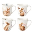 thumbnail image 1 of Lenox Butterfly Meadow Bunny 10 oz MultiColor Porcelain Mugs (Set of 4), 1 of 4