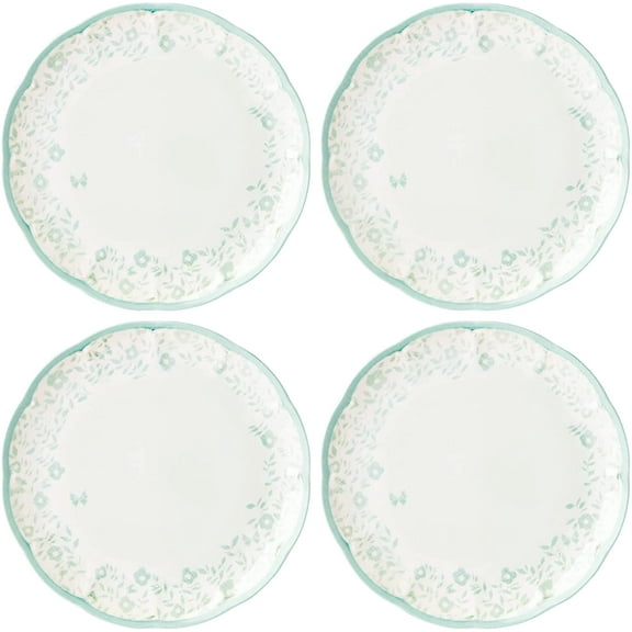 Lenox Butterfly Meadow Cottage Dinner Plates, Set of 4