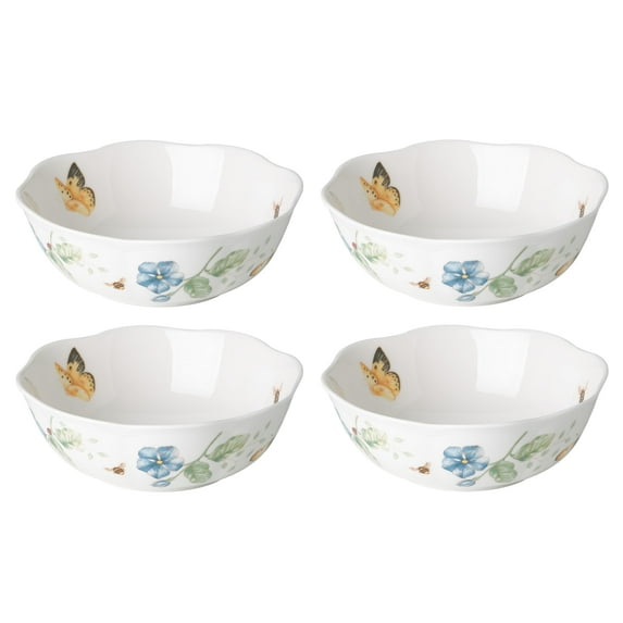 Lenox Butterfly Meadow Dinnerware All-Purpose Bowl Set Of 4