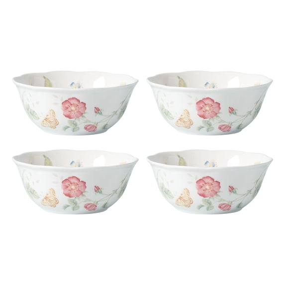 Lenox Butterfly Meadow Dinnerware Large All-Purpose Set of 4