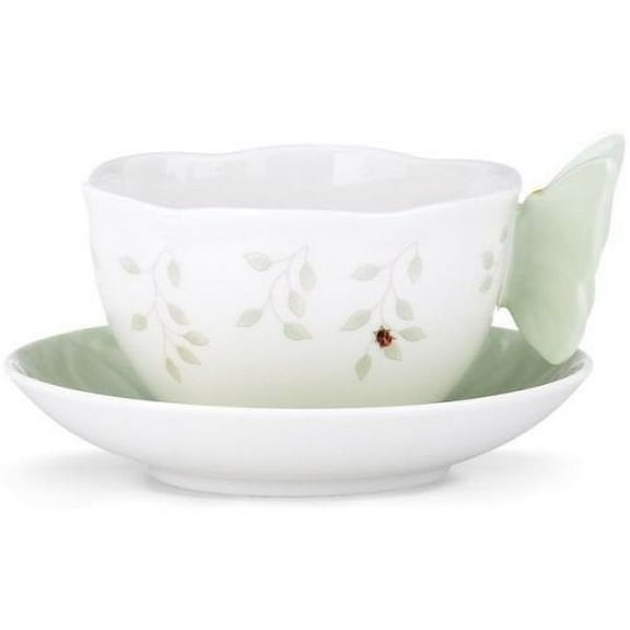 Lenox Butterfly Meadow Fig Grn Cup & Scr