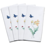 Lenox Butterfly Meadow Garden Napkins, Set of 4, Multicolor, 19"W x 19"L
