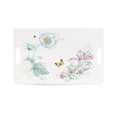 thumbnail image 1 of Lenox Butterfly Meadow Melamine Floral Melamine 18.75" x 13" Handled Serving Tray, 1 of 6