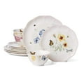 thumbnail image 1 of Lenox Butterfly Meadow Pink 12-Piece Dinnerware Set, 1 of 1