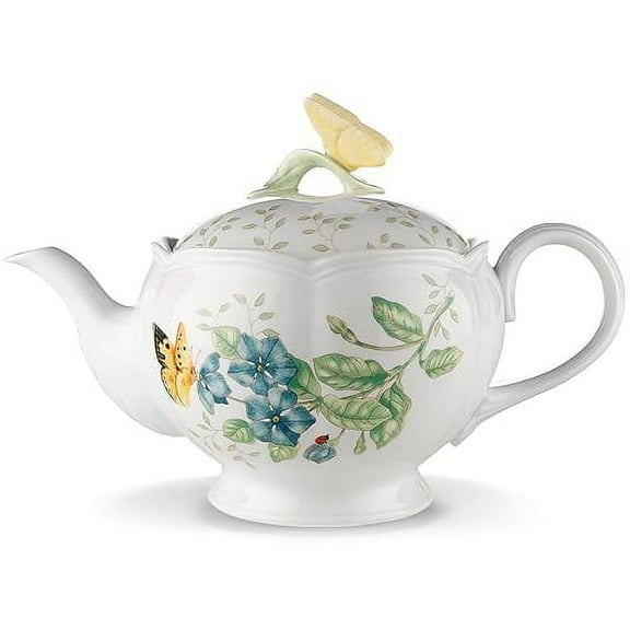 Lenox Butterfly Meadow Teapot with Lid