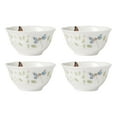 thumbnail image 1 of Lenox Butterfly Meadow Vines 4Pc Rice Bowl Set, 3.31, Multi, 1 of 3