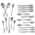 thumbnail image 1 of Lenox Canyon Street 18/10 Stainless Steel 30pc. Flatware Set, 1 of 4