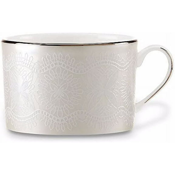Lenox Chapel Hill Flat Cup, Cream, 7 oz