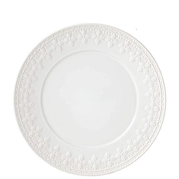 Lenox Chelse Muse Fleur White Accent Plate
