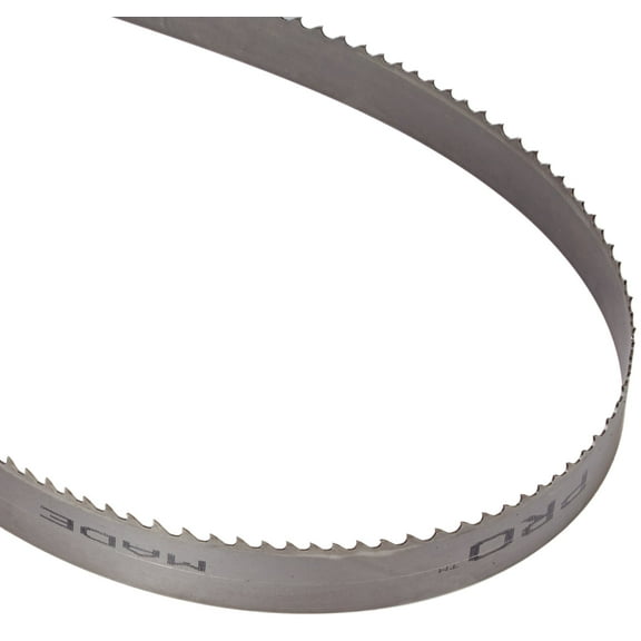 Lenox Classic Pro Vari-Raker Band Saw Blade, Bimetal, Regular Tooth, Raker Set, Positive Rake, 184" Length, 1-1/4" Width, 0.042" Thick, 5-8 TPI CA3