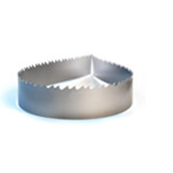 Lenox Classic Tuff Tooth Vari-Raker Band Saw Blade, Bimetal, Regular Tooth, Raker Set, Positive Rake, 130.5" Length, 1" Width, 0.035" Thick, 5-8 TPI CA3