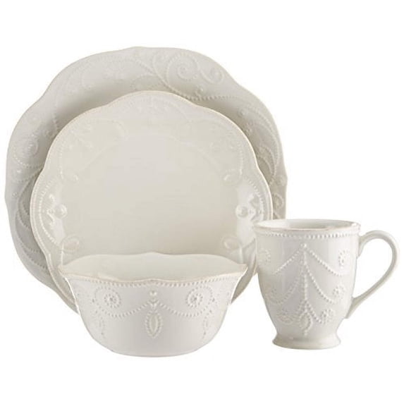 Lenox French Perle 4-Piece Place Setting, White