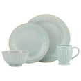 thumbnail image 1 of Lenox French Perle Groove Ice Blue 4-Piece Place Setting, 1 of 7