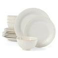 thumbnail image 1 of Lenox French Perle Groove Plate & Bowl Dinnerware Set, 12-Piece, White, 1 of 3
