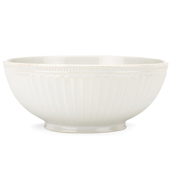 Lenox French Perle Groove White Serve Bowl
