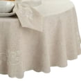 thumbnail image 1 of Lenox French Perle Linen Embroidered Tablecloth, Linen, 70"W x 70"L, 1 of 4