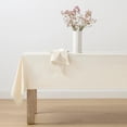 thumbnail image 1 of Lenox French Perle Solid Tablecloth, Natural, 60"W x 102"L, 1 of 3