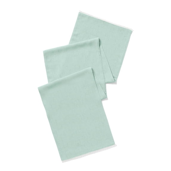 Lenox French Perle Solid Runner, Ice Blue - 14"W x 70"L