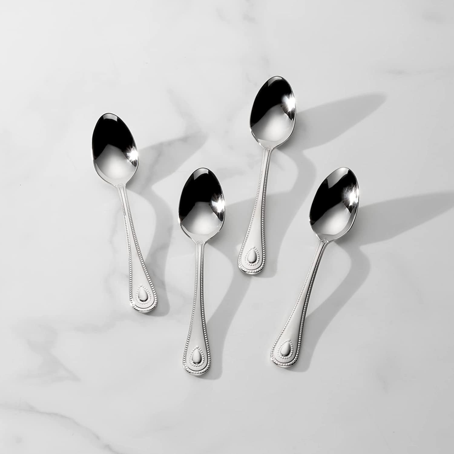 Lenox French Perle Teaspoons, Set of 4