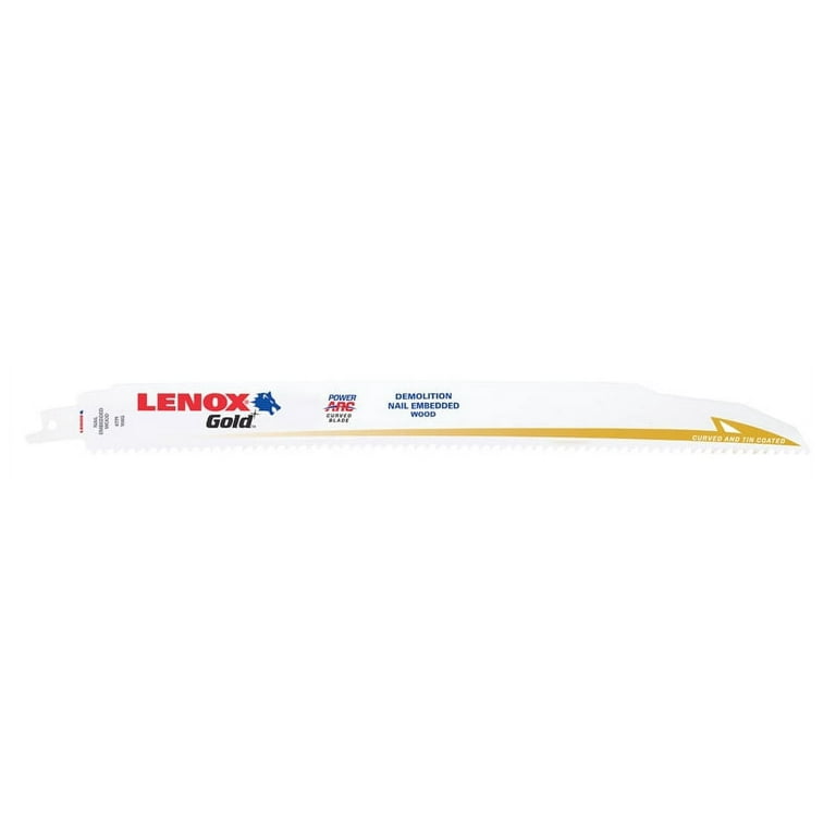 LENOX 5-Pack 12-in 6-TPI Bi-Metal Reciprocating Saw Blades LENOX 5-Pack 12-in 6-TPI Bi-Metal Reciprocating Saw Blades