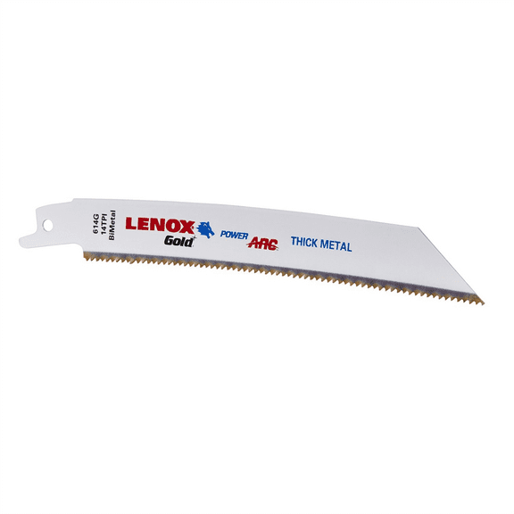 Lenox Tools Reciprocating Saw Blades, 614GR, Gold Bi-Metal