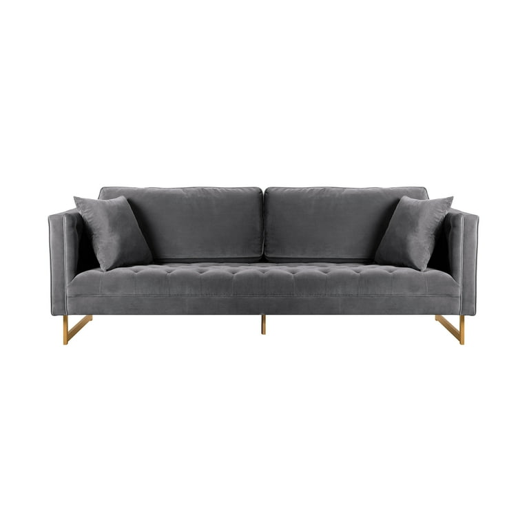 Sofa with brass legs deals