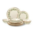 thumbnail image 1 of Lenox Holiday 12-Piece Plate & Bowl Set, 14.90 LB, Red & Green, 1 of 7