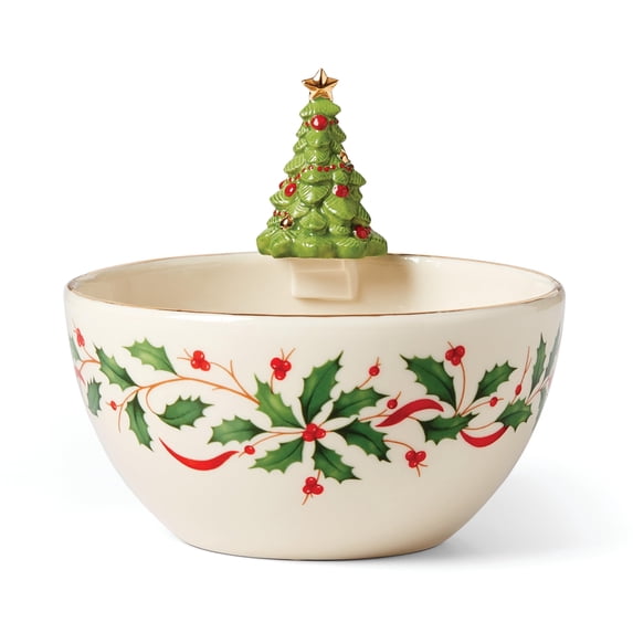 Lenox Holiday Bowl with Christmas Tree
