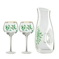 thumbnail image 1 of Lenox Holiday Decal Decanter Balloon Wine Glass 3-Piece Set, 1 of 4