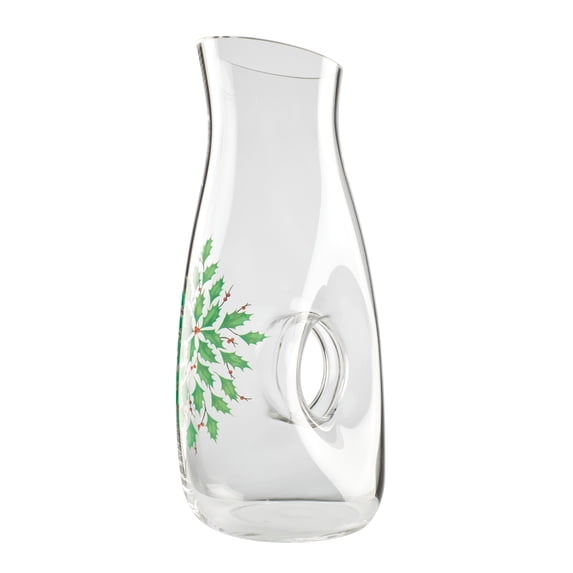 Lenox Holiday Decal Pierced Decanter
