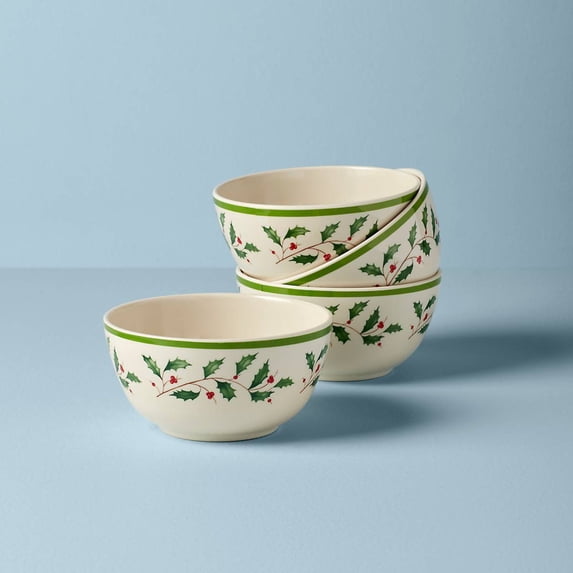 Lenox Holiday Dinnerware Melamine All Purpose Bowl, Set of 4