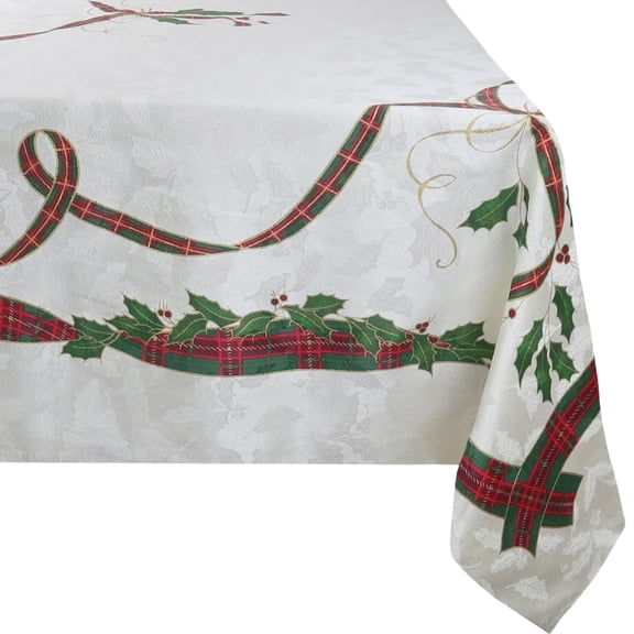 Lenox Holiday Nouveau Tablecloth, Multicolor - 60"W x 120"L
