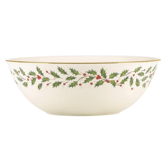 Lenox Holiday Large Bowl,Ivory