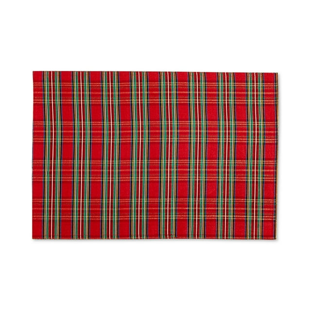 Lenox Holiday Nouveau Dazzle Mat, Red, 13X18