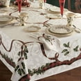 thumbnail image 1 of Lenox Holiday Nouveau Multi-Colored Oblong Tablecloth, 104", 1 of 1