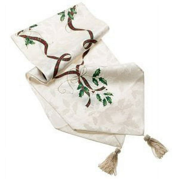 Lenox Holiday Nouveau Multi-Colored Table Runner, 108"