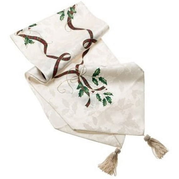 Lenox Holiday Nouveau Multi-Colored Table Runner, 90"