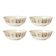 Lenox Holiday Plaid All Purpose Bowls, Set of 4